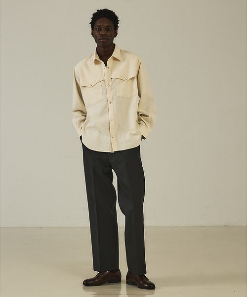 DESIGNWORKS / デザインワークス パンツ | 【セットアップ対応】ワイドテーパード ユーロドレス トラウザーズ/パンツ | 詳細3