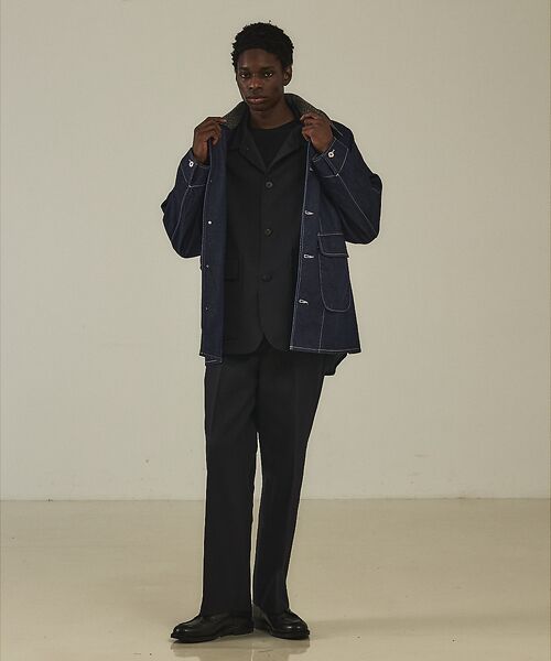 DESIGNWORKS / デザインワークス パンツ | 【セットアップ対応】ワイドテーパード ユーロドレス トラウザーズ/パンツ | 詳細5