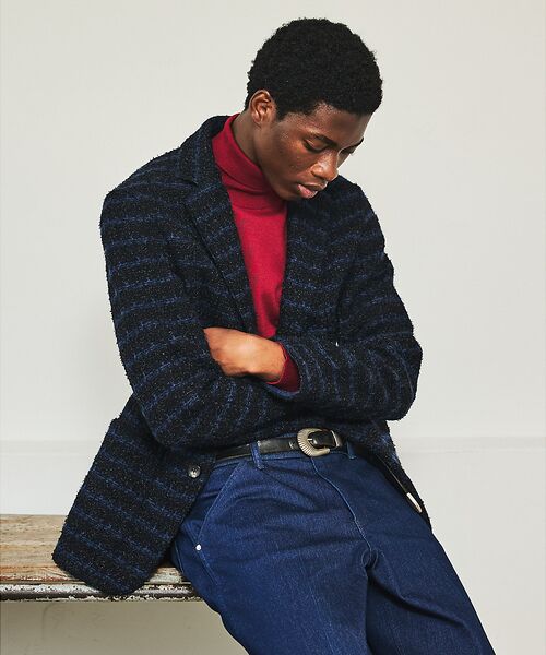 DESIGNWORKS / デザインワークス テーラードジャケット | ニットツイード イージージャケット | 詳細13