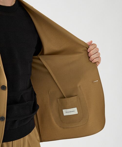 DESIGNWORKS / デザインワークス テーラードジャケット | 【セットアップ対応】ハイパーストレッチ エリミネート ジャケット / 防シワ / | 詳細9