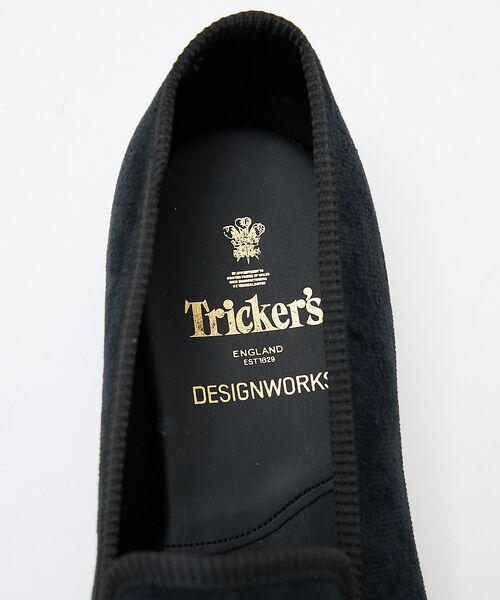 DESIGNWORKS / デザインワークス フラットシューズ | 【別注】Tricker’s Churchill ベルベット シューズ | 詳細13