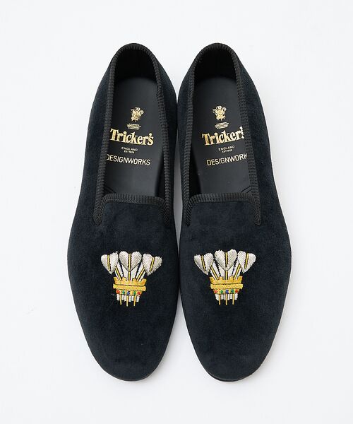 DESIGNWORKS / デザインワークス フラットシューズ | 【別注】Tricker’s Churchill ベルベット シューズ | 詳細8