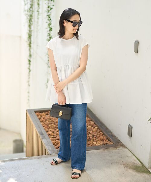 DESIGNWORKS / デザインワークス シャツ・ブラウス | ドッキングペプラムプルオーバー | 詳細8