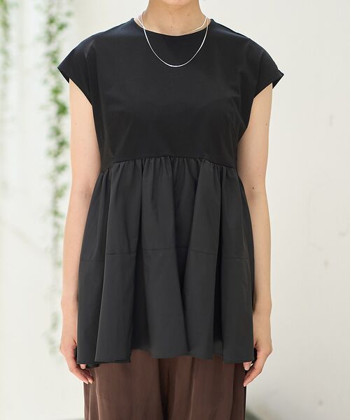 DESIGNWORKS / デザインワークス シャツ・ブラウス | ドッキングペプラムプルオーバー | 詳細22