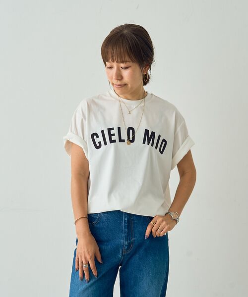 DESIGNWORKS / デザインワークス Tシャツ | フロッキープリントTシャツ | 詳細1