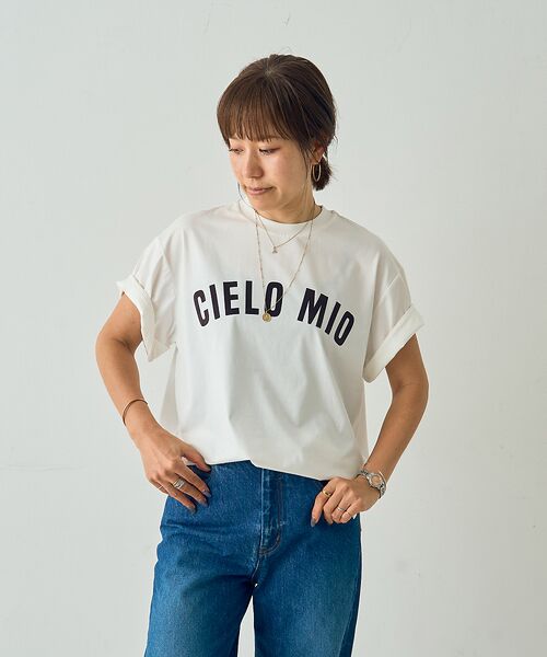 DESIGNWORKS / デザインワークス Tシャツ | フロッキープリントTシャツ | 詳細2