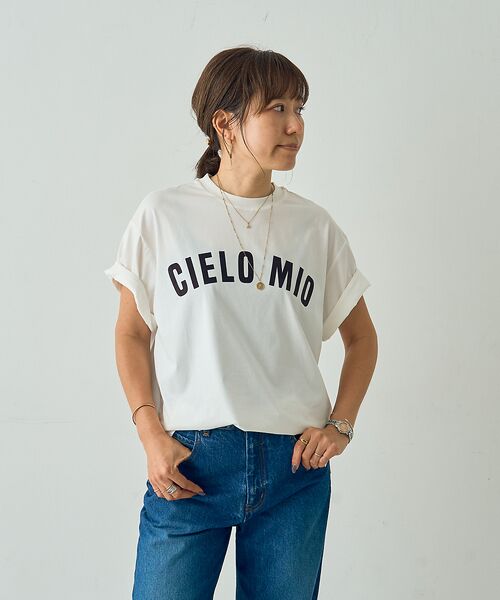 DESIGNWORKS / デザインワークス Tシャツ | フロッキープリントTシャツ | 詳細3