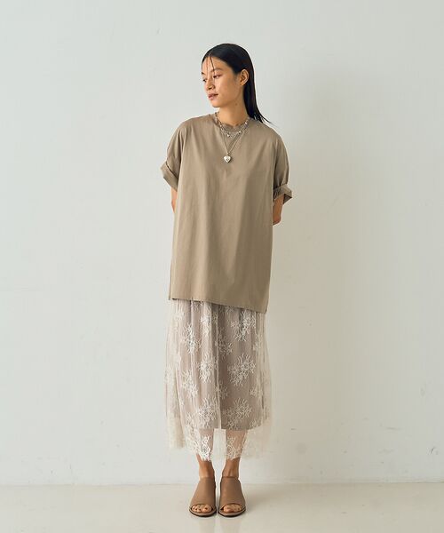 DESIGNWORKS / デザインワークス ワンピース | レースコンビワンピース | 詳細1