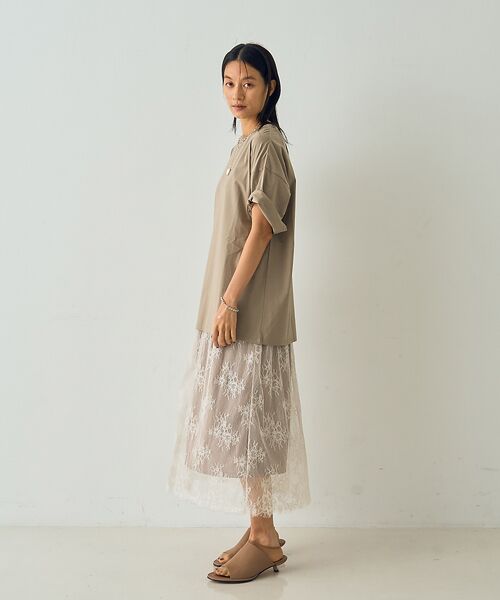 DESIGNWORKS / デザインワークス ワンピース | レースコンビワンピース | 詳細3