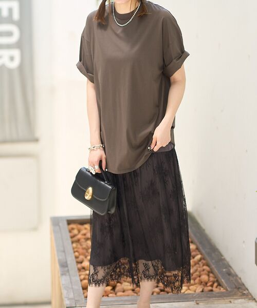 DESIGNWORKS / デザインワークス ワンピース | レースコンビワンピース | 詳細13