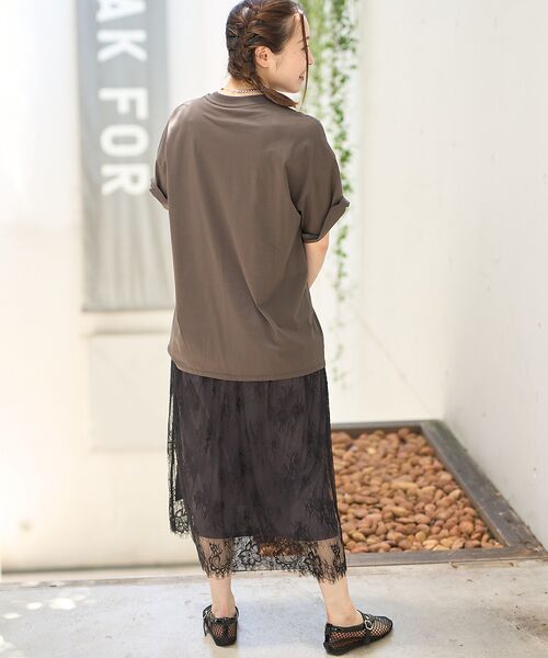 DESIGNWORKS / デザインワークス ワンピース | レースコンビワンピース | 詳細17