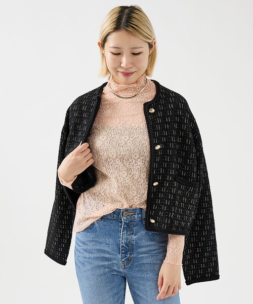 DESIGNWORKS / デザインワークス Tシャツ | 【BEAUVET/ボーヴェット 】ストレッチレースプルオーバー | 詳細1