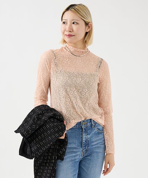 DESIGNWORKS / デザインワークス Tシャツ | 【BEAUVET/ボーヴェット 】ストレッチレースプルオーバー | 詳細3