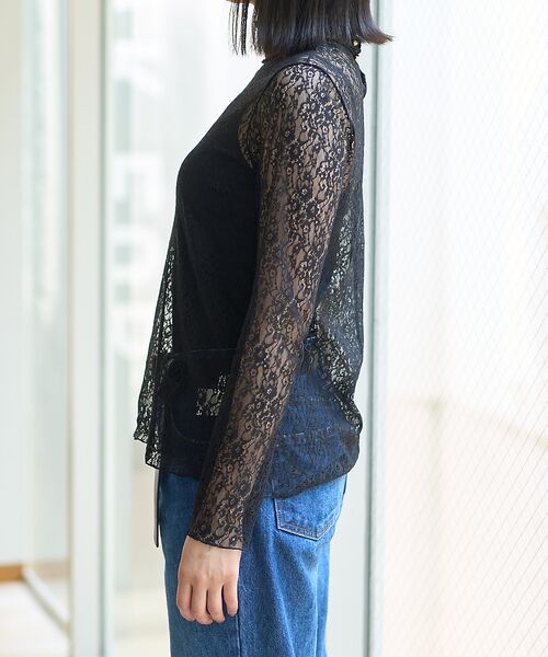 DESIGNWORKS / デザインワークス Tシャツ | 【BEAUVET/ボーヴェット 】ストレッチレースプルオーバー | 詳細23