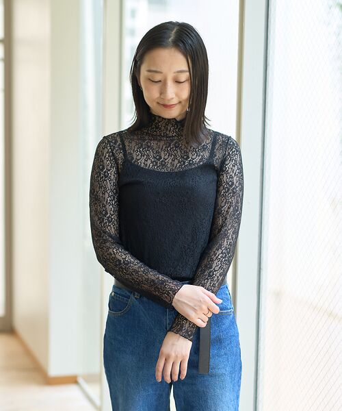 DESIGNWORKS / デザインワークス Tシャツ | 【BEAUVET/ボーヴェット 】ストレッチレースプルオーバー | 詳細11