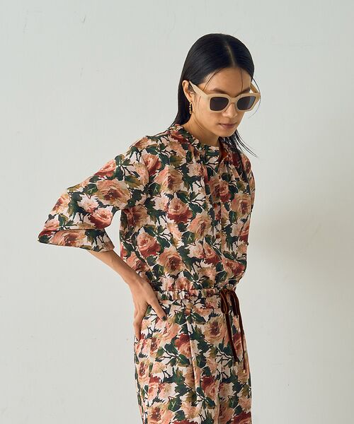 DESIGNWORKS / デザインワークス シャツ・ブラウス | 【セットアップ対応】【BEAUVET/ボーヴェット 】フラワープリントショートブ | 詳細1