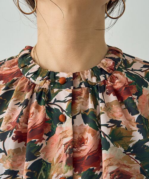 DESIGNWORKS / デザインワークス シャツ・ブラウス | 【セットアップ対応】【BEAUVET/ボーヴェット 】フラワープリントショートブ | 詳細16