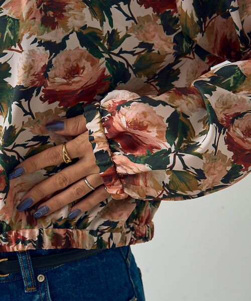 DESIGNWORKS / デザインワークス シャツ・ブラウス | 【セットアップ対応】【BEAUVET/ボーヴェット 】フラワープリントショートブ | 詳細17