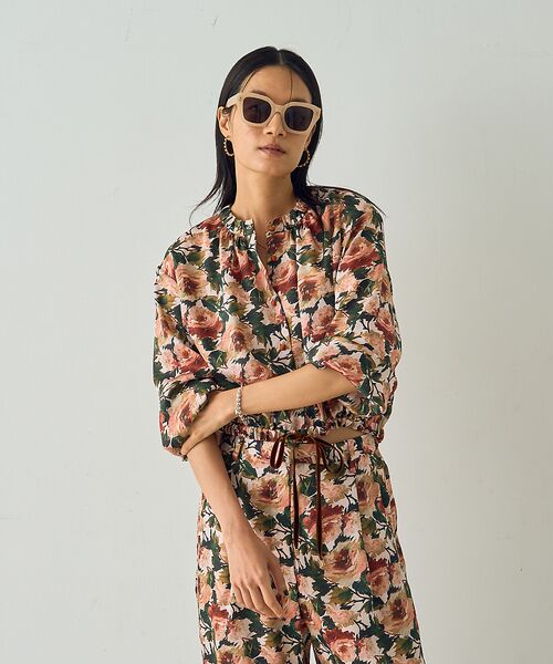 DESIGNWORKS / デザインワークス シャツ・ブラウス | 【セットアップ対応】【BEAUVET/ボーヴェット 】フラワープリントショートブ | 詳細3