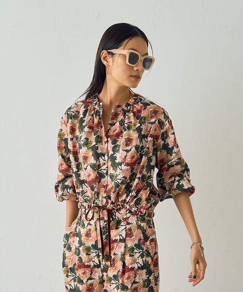 DESIGNWORKS / デザインワークス シャツ・ブラウス | 【セットアップ対応】【BEAUVET/ボーヴェット 】フラワープリントショートブ | 詳細4