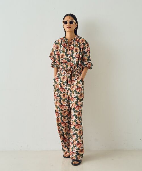 DESIGNWORKS / デザインワークス シャツ・ブラウス | 【セットアップ対応】【BEAUVET/ボーヴェット 】フラワープリントショートブ | 詳細6