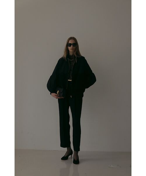 DESIGNWORKS / デザインワークス ブルゾン | 【BEAUVET /ボーヴェット】レースコンビブライトタフタブルゾン | 詳細16