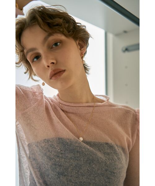 DESIGNWORKS / デザインワークス ニット・セーター | 【BEAUVET/ボーヴェット 】シアーモヘアボトルネックニット | 詳細2