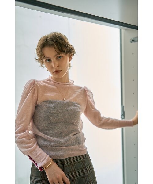 DESIGNWORKS / デザインワークス ニット・セーター | 【BEAUVET/ボーヴェット 】シアーモヘアボトルネックニット | 詳細5