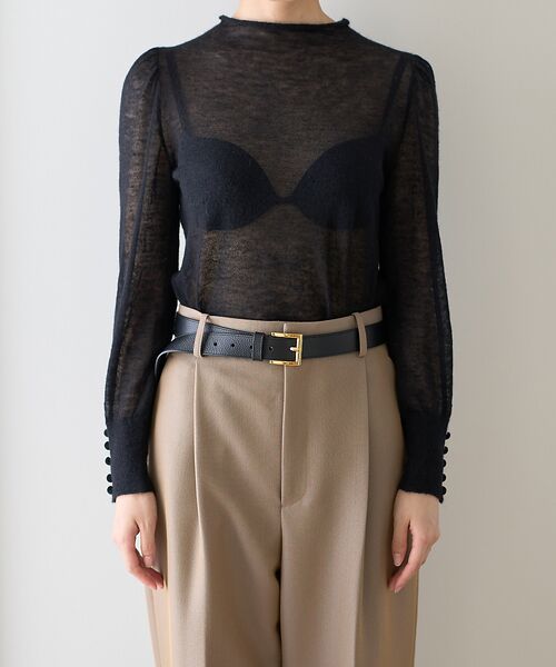 DESIGNWORKS / デザインワークス ニット・セーター | 【BEAUVET/ボーヴェット 】シアーモヘアボトルネックニット | 詳細20