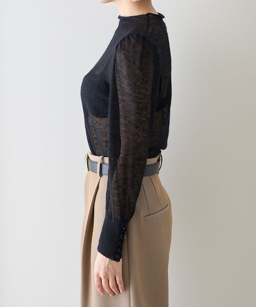 DESIGNWORKS / デザインワークス ニット・セーター | 【BEAUVET/ボーヴェット 】シアーモヘアボトルネックニット | 詳細21