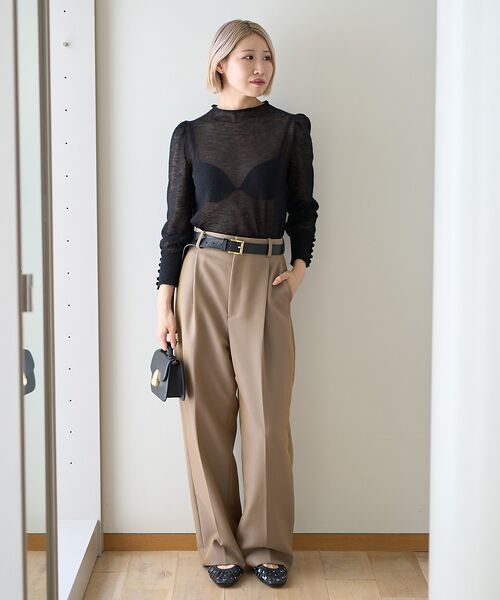 DESIGNWORKS / デザインワークス ニット・セーター | 【BEAUVET/ボーヴェット 】シアーモヘアボトルネックニット | 詳細16