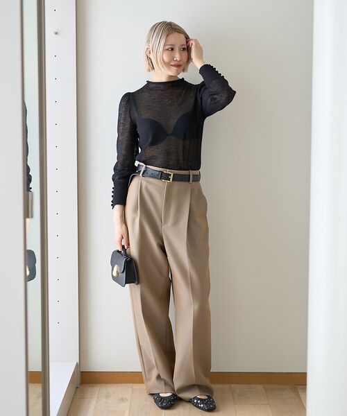 DESIGNWORKS / デザインワークス ニット・セーター | 【BEAUVET/ボーヴェット 】シアーモヘアボトルネックニット | 詳細17