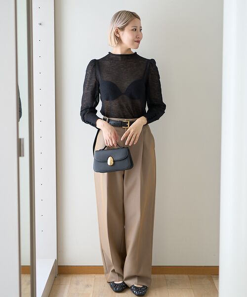 DESIGNWORKS / デザインワークス ニット・セーター | 【BEAUVET/ボーヴェット 】シアーモヘアボトルネックニット | 詳細18