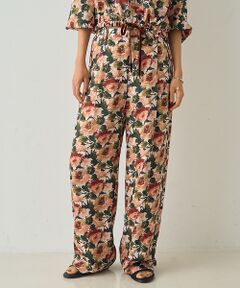 DESIGNWORKS / デザインワークス パンツ | 【セットアップ対応】【BEAUVET/ボーヴェット 】フラワープリントワイドパン
