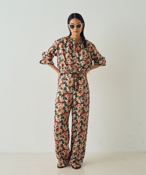 DESIGNWORKS / デザインワークス パンツ | 【セットアップ対応】【BEAUVET/ボーヴェット 】フラワープリントワイドパン | 詳細7