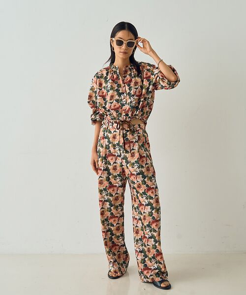 DESIGNWORKS / デザインワークス パンツ | 【セットアップ対応】【BEAUVET/ボーヴェット 】フラワープリントワイドパン | 詳細8