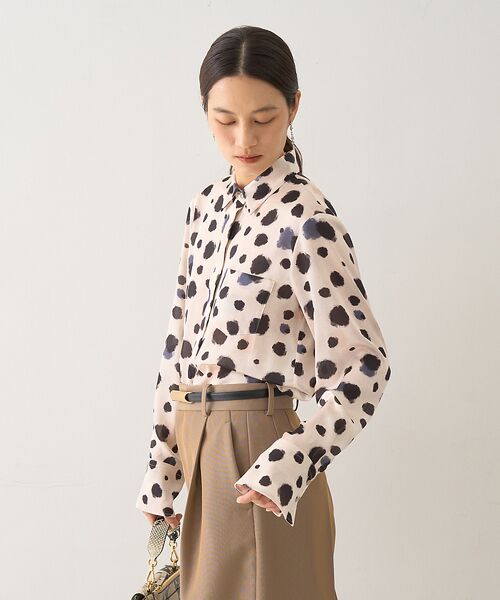 DESIGNWORKS / デザインワークス シャツ・ブラウス | 【セットアップ対応】イタリアンファブリックランダムドットシャツ | 詳細1