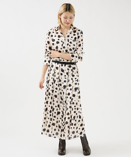 DESIGNWORKS / デザインワークス シャツ・ブラウス | 【セットアップ対応】イタリアンファブリックランダムドットシャツ | 詳細13