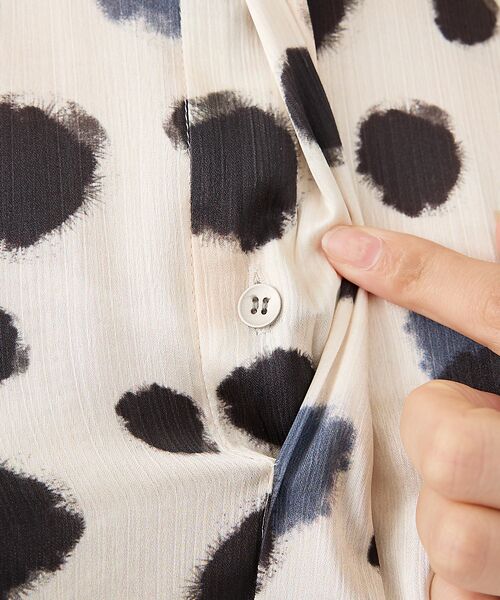 DESIGNWORKS / デザインワークス シャツ・ブラウス | 【セットアップ対応】イタリアンファブリックランダムドットシャツ | 詳細18