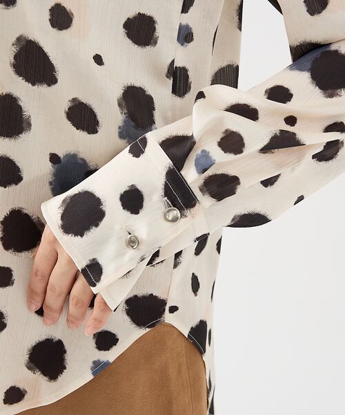 DESIGNWORKS / デザインワークス シャツ・ブラウス | 【セットアップ対応】イタリアンファブリックランダムドットシャツ | 詳細19