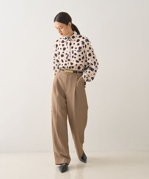 DESIGNWORKS / デザインワークス シャツ・ブラウス | 【セットアップ対応】イタリアンファブリックランダムドットシャツ | 詳細5