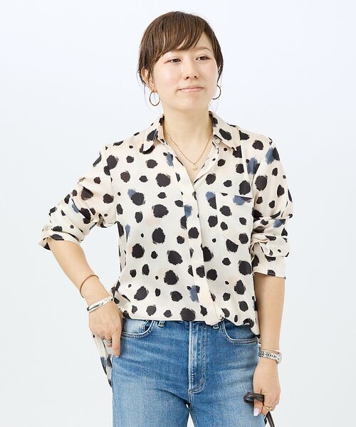 DESIGNWORKS / デザインワークス シャツ・ブラウス | 【セットアップ対応】イタリアンファブリックランダムドットシャツ | 詳細8