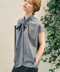 DESIGNWORKS / デザインワークス シャツ・ブラウス | シアーボイルボウタイブラウス