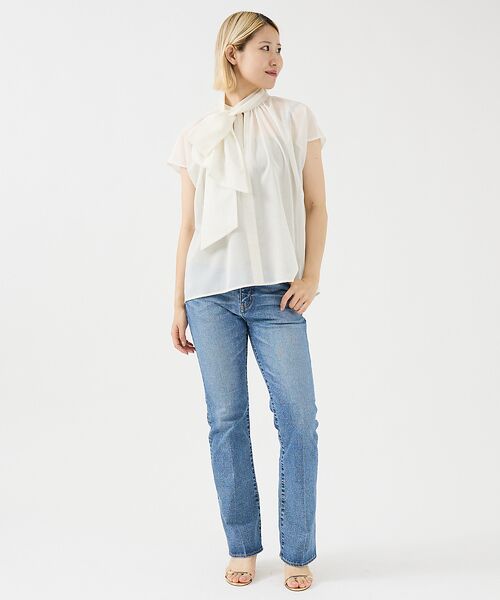 DESIGNWORKS / デザインワークス シャツ・ブラウス | シアーボイルボウタイブラウス | 詳細5