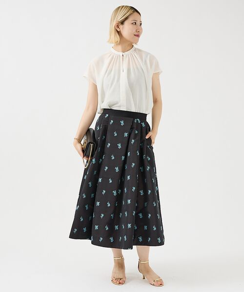 DESIGNWORKS / デザインワークス シャツ・ブラウス | シアーボイルボウタイブラウス | 詳細8