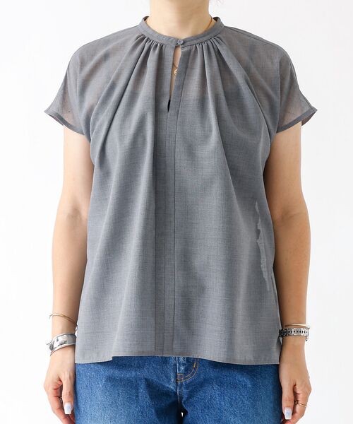 DESIGNWORKS / デザインワークス シャツ・ブラウス | シアーボイルボウタイブラウス | 詳細20