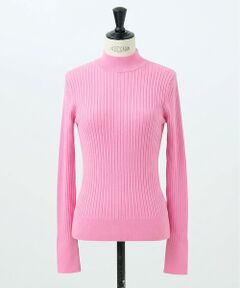 DESIGNWORKS / デザインワークス ニット・セーター | ウールバックボタンハイネックニット