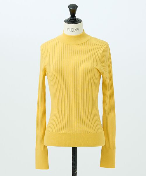 DESIGNWORKS / デザインワークス ニット・セーター | ウールバックボタンハイネックニット | 詳細11