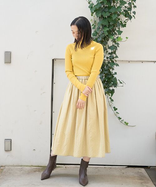 DESIGNWORKS / デザインワークス ニット・セーター | ウールバックボタンハイネックニット | 詳細6