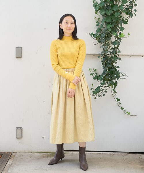 DESIGNWORKS / デザインワークス ニット・セーター | ウールバックボタンハイネックニット | 詳細7